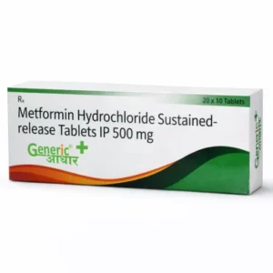 Metformin Hydrochloride 500 mg SR Tabs- GA