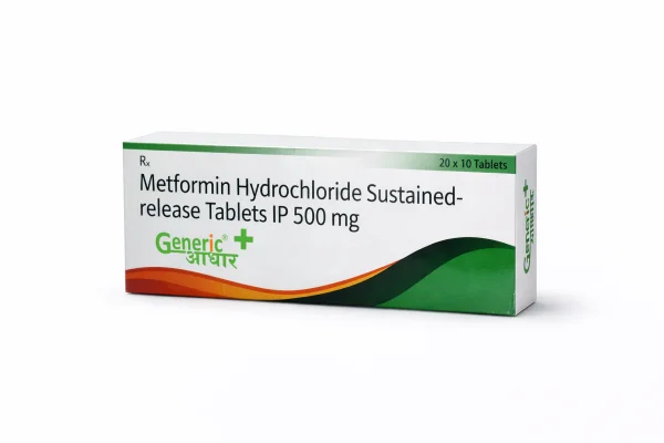 Metformin Hydrochloride 500 mg SR Tabs- GA