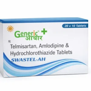 Telmisartan 40 Mg + Amlodipine 5 Mg + Hydrochlorothiazide 12.5 Mg (Swastel-AH)- GA