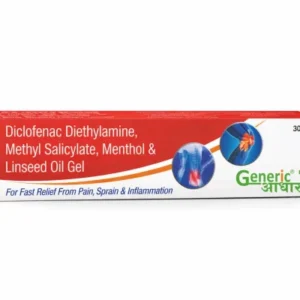 Linseed Oil BP 3.0% w/w + Diclofenac Sodium 1% w/w + Methyl Salicylate IP 10% w/w + Menthol IP 5% w/w + Benzyl Alcohol IP 1% w/w Gel (Swasth Pain Relief Gel)- GA