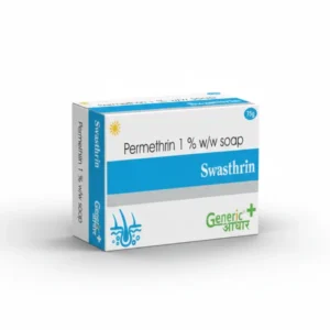 Permethrin 1% w/w Soap 75 gm (Swasthrin)- GA