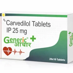 Carvedilol 25 mg Tabs