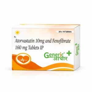 Atorvastatin 10 mg + Fenofibrate 160 mg IP Tabs- GA