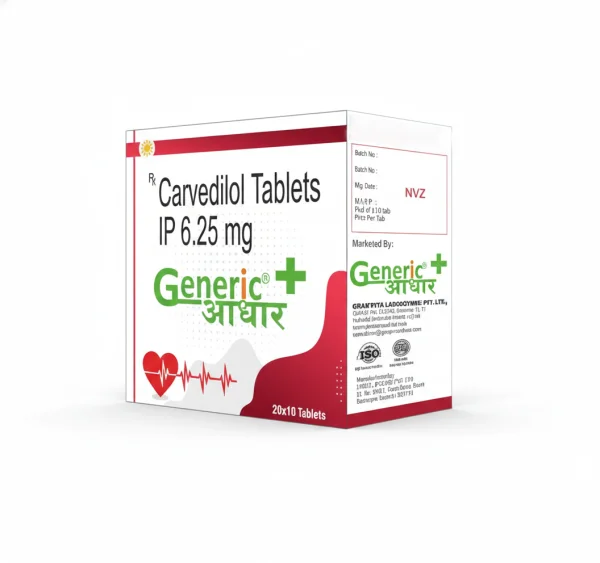 Carvedilol 6.25mg Tabs (SWASCARVE 6.25MG ) - GA