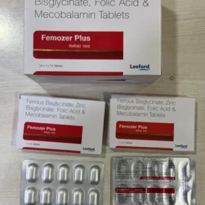 Ferrous Bisglycinate 60mg + Zinc bisglycinate 15mg + Folic Acid 1mg + Mecobalamin 500mcg Tablet