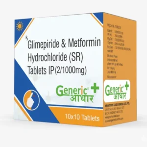 Glimepiride 2 mg + Metformin 1000 mg (SR) Tabs- GA