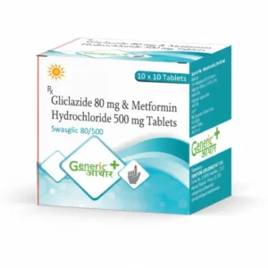 Gliclazide 80 mg + Metformin 500 mg Tabs (SWASGLIC M)-GA