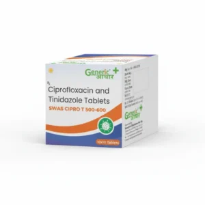 Ciprofloxacin 500 Mg + Tinidazole 600 Mg Tabs(SWAS CIPRO T 500-600)- GA