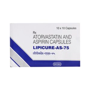 Lipicure AS 75mg Capsule 10'S