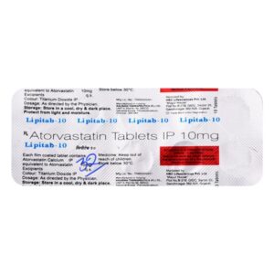 Lipitab 10mg Tablet 10'S