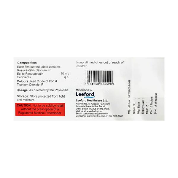 VASOHART 10 Tablet 10's