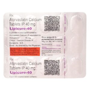 Lipicure 40mg Tablet 15'S