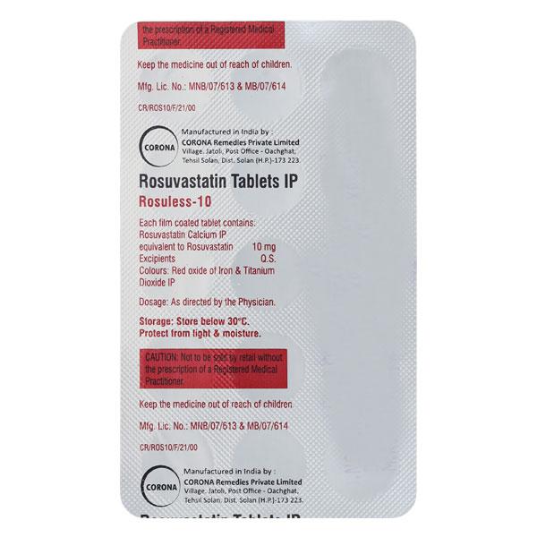 ROSULESS 10 Tablet 15's