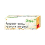 Aceclofenac 100 mg + Paracetamol 325 mg (SWASACE P) Tab-GA