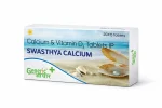 Calcium 500 mg + Vitamin D3 250 IU Tabs (Swasthya Calcium)- GA