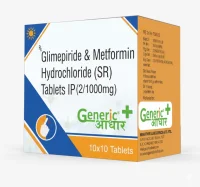 Glimepiride 2 mg + Metformin 1000 mg (SR) Tabs- GA