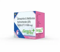 Glimepiride 1 Mg + Metformin 1000 Mg (SR) Tabs- GA