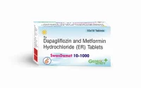 Dapagliflozin 10 mg + Metformin 1000 mg (ER) Tabs (SWASDAMET)-GA
