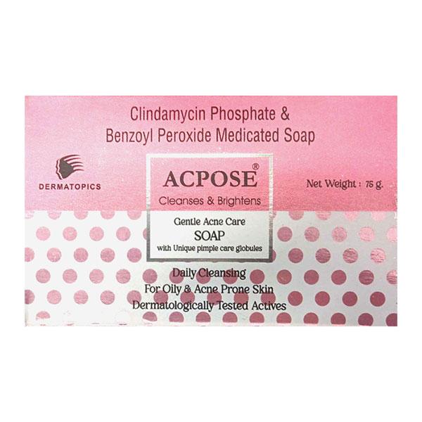 ACPOSE CLEANSES & BRIGHTNES GENTLE ACNE CARE Soap 75g