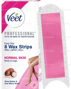 Veet Normal Skin Half Body Waxing Kit 8 Strips
