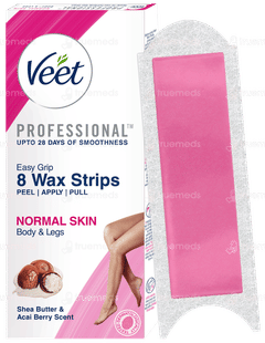 Veet Normal Skin Half Body Waxing Kit 8 Strips