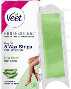 Veet Professional Dry Skin Wax Strips 8