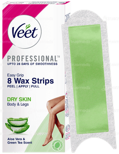 Veet Professional Dry Skin Wax Strips 8