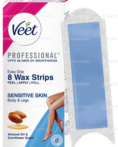 Veet Professional Sensitive Skin Wax Strips 8