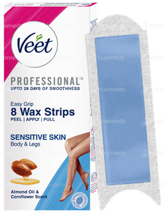 Veet Professional Sensitive Skin Wax Strips 8