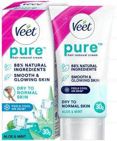 Veet Pure Dry To Normal Skin Hair Removal Cream 30gm