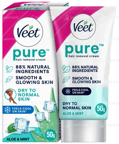 Veet Pure Dry To Normal Skin Hair Removal Cream 50gm