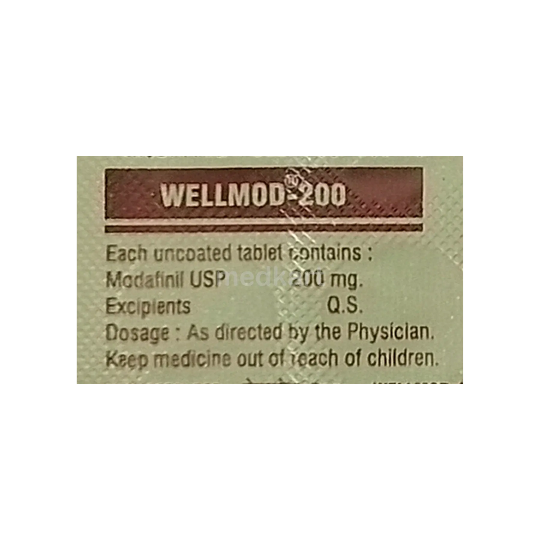 WELLMOD 200MG TABLET 10'S