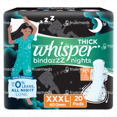Whisper Bindazzz Nights Xxxl Pads 20