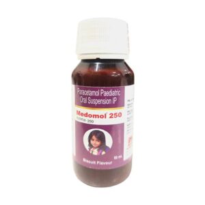 MEDOMOL 250 BISCUIT FLAVOUR Oral Suspension 60ml