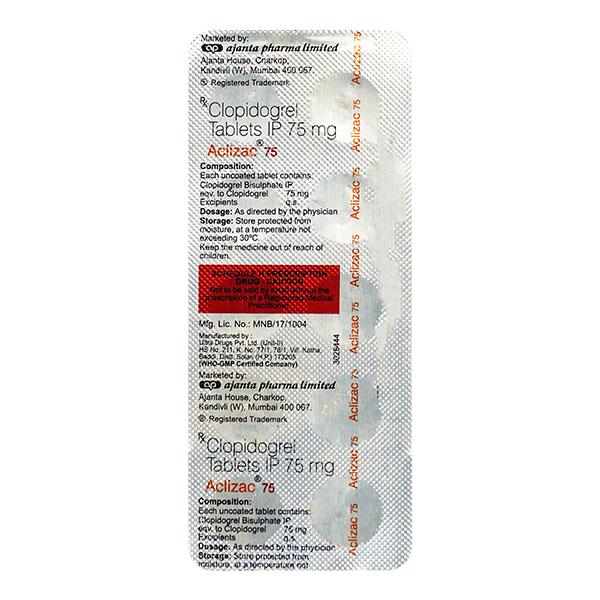 ACLIZAC 75mg Tablet 10's
