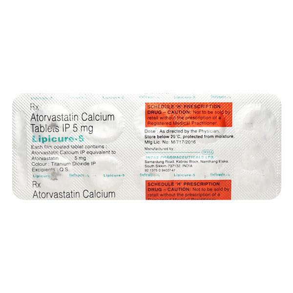 Lipicure 5mg Tablet 10'S