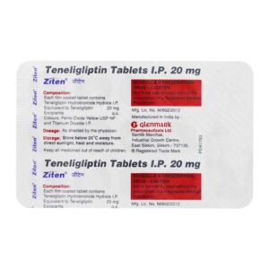 Ziten 20mg Tablet 15'S