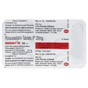 ROSEDAY 20 Tablet 15's