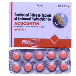 ACOCONTIN 75MG TAB 10`S