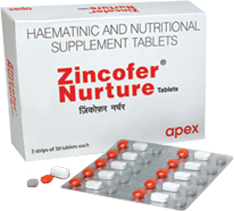 ZINCOFER NURTURE TAB  30`S