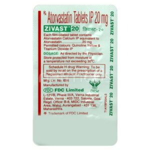 ZIVAST 20MG TAB 10`S
