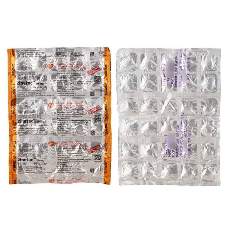 ZINEMAC 150MG TAB 10`S
