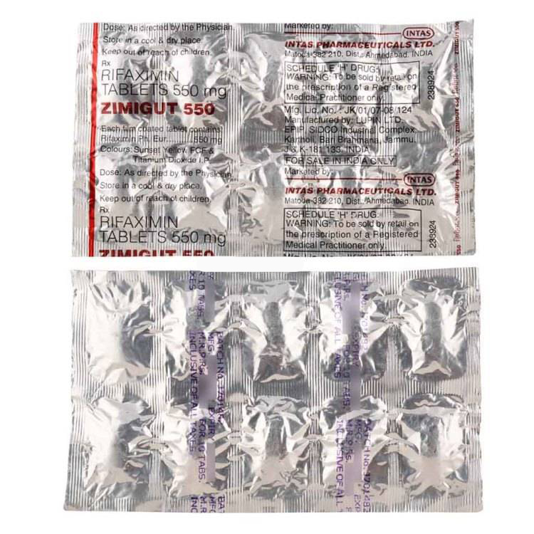 ZIMIGUT 550MG TAB 10`S