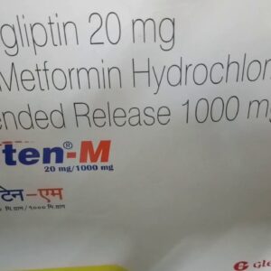 ZITEN M 20/1000MG TAB 15`S