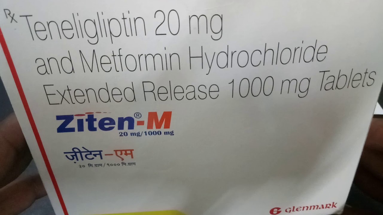 ZITEN M 20/1000MG TAB 15`S