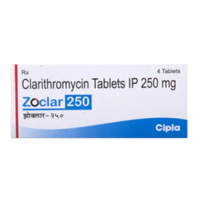 ZOCLAR 250MG TAB 4`S