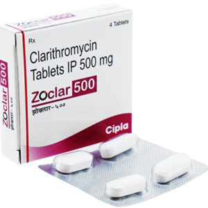ZOCLAR 500MG TAB 4`S