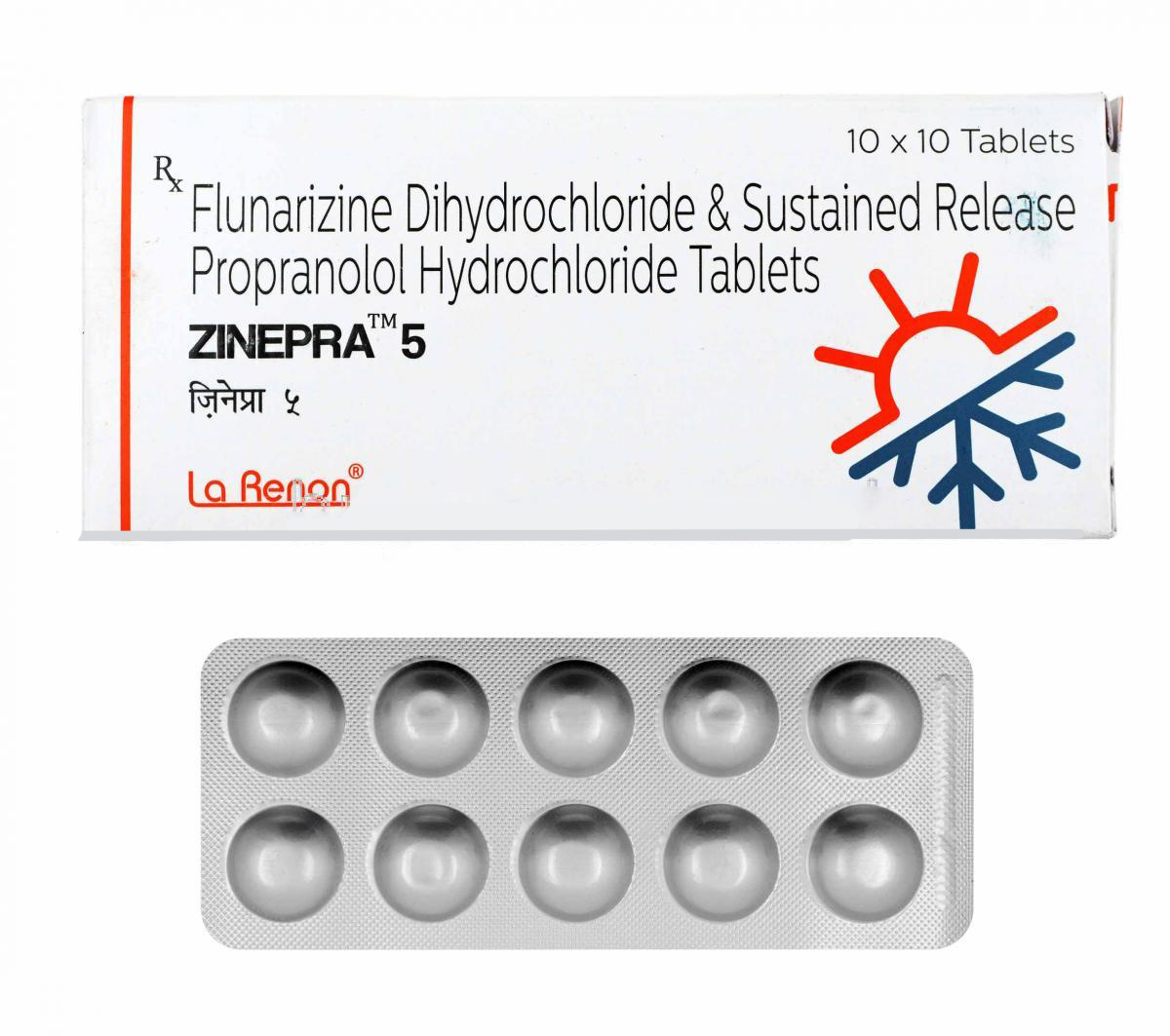 ZINEPRA 5MG TAB 10`S
