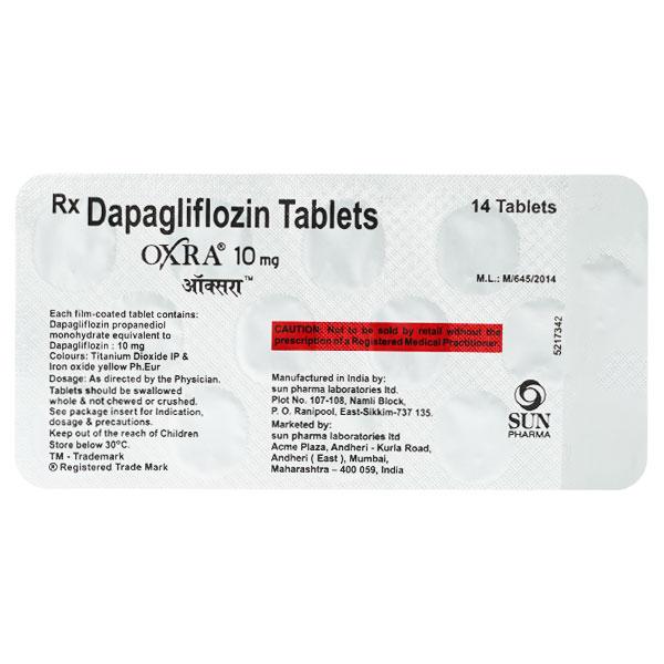 Oxra 10mg Tablet 14'S