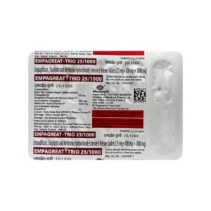 EMPAGREAT TRIO 25/1000 Tablet 10's